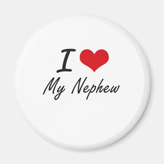 Ich Liebe mein Nephew Magnet (Vorne)