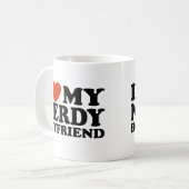 Ich Liebe mein Nerdy Boyfriend Kaffeetasse (Vorderseite Links)