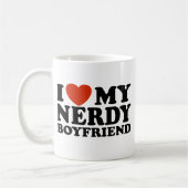 Ich Liebe mein Nerdy Boyfriend Kaffeetasse (Links)