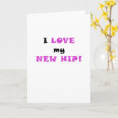 Ich Liebe mein neues Angesagt Karte (Gelbe Blume)