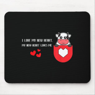 Ich liebe mein neues Herz, das mich liebt Herzgesu Mousepad