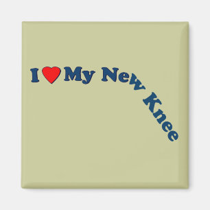 Ich Liebe mein neues Knie Magnet