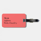 Ich Liebe mein Neufundland Gepäckanhänger (Rückseite horizontal)