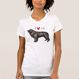 Ich Liebe mein Neufundland T-Shirt