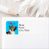 Ich Liebe mein norwegisches Elkhound (Insitu)