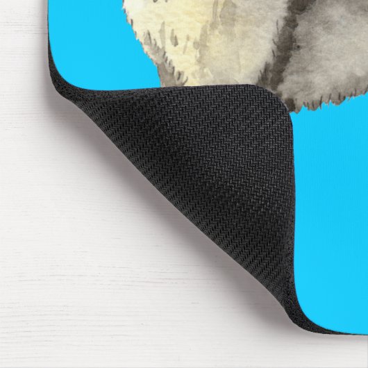 Ich Liebe mein norwegisches Elkhound Mousepad (Ecke)