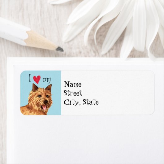 Ich Liebe mein Norwich Terrier (Insitu)