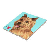 Ich Liebe mein Norwich Terrier Fliese (Seite)