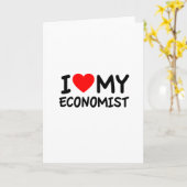Ich Liebe mein Ökonom Karte (Gelbe Blume)
