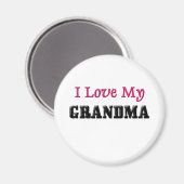 Ich Liebe mein Oma Magnet (Vorderseite/Rückseite)