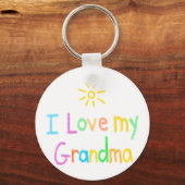 Ich Liebe mein Oma Schlüsselanhänger (Vorderseite)