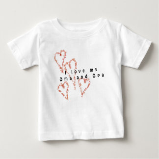 Ich Liebe mein Oma und Opa Baby T-shirt