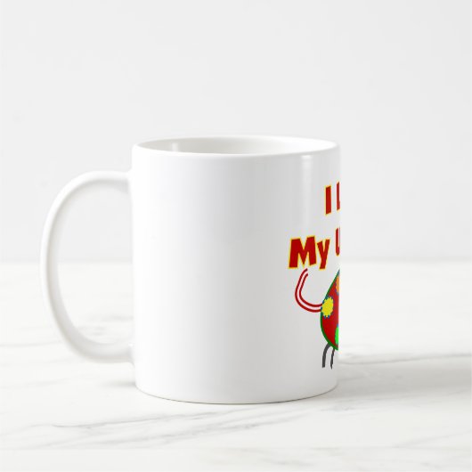 "Ich Liebe mein ONKEL" scherze T - Kaffeetasse (Links)
