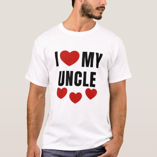 ICH LIEBE MEIN ONKEL T-Shirt (Vorderseite)