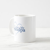Ich Liebe mein Opa Kaffeetasse (Vorderseite Links)