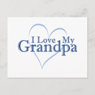 Ich Liebe mein Opa Postkarte