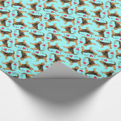 Ich Liebe mein Otterhound Geschenkpapier (Ecke)