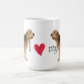 Ich Liebe mein Otterhound Kaffeetasse (Mittel)