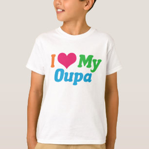Ich Liebe mein Oupa Grandson T-Shirt