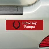 Ich Liebe mein Pampapferd Autoaufkleber (Auf Auto)