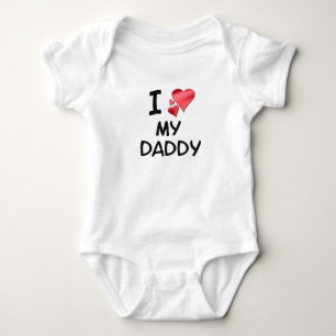 Ich Liebe mein Papa Baby Strampler