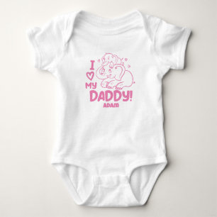Ich Liebe mein Papa Baby Strampler