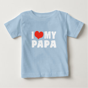 Ich Liebe Mein Papa Baby T-shirt