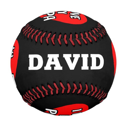 Ich Liebe Mein Papa Baseball (Rückseite)