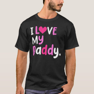 Ich Liebe Mein Papa Bester Vater je Vatertag Cool T-Shirt