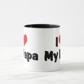 Ich Liebe Mein Papa Tasse (Zentrum)