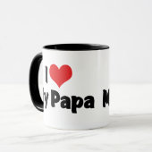 Ich Liebe Mein Papa Tasse (Vorderseite Links)