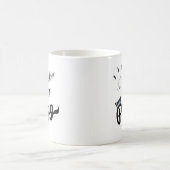 Ich Liebe mein Papierdesign Kaffeetasse (Mittel)
