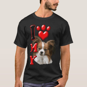 Ich Liebe mein Papillon 21 T-Shirt