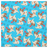 Ich Liebe mein Papillon Stoff (Muster)