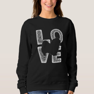 Ich Liebe mein Pekingese Dog Design Sweatshirt