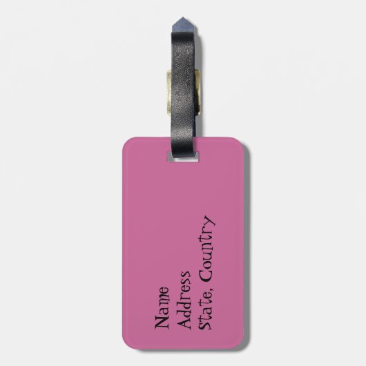 Ich Liebe mein Pekingese Gepäckanhänger (Rückseite vertikal)