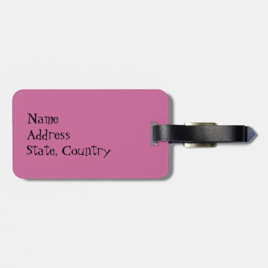 Ich Liebe mein Pekingese Gepäckanhänger (Rückseite horizontal)