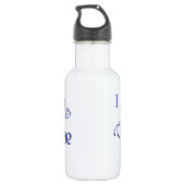 Ich Liebe mein Pekingese Trinkflasche (Rückseite)