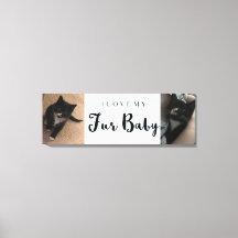 Ich Liebe mein Pelzbaby, ein individuelles FotoCol