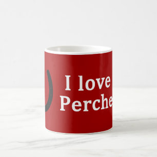 Ich Liebe mein Percheron Pferd Kaffeetasse