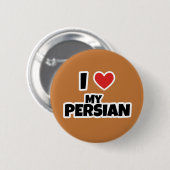 Ich Liebe mein Persisch Button (Vorne & Hinten)