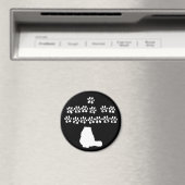 Ich Liebe mein Persisch - Weißer Text Magnet (In Situ (Geschirrspüler))