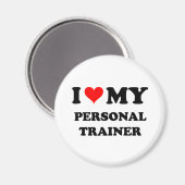 Ich Liebe mein Personal Trainer Magnet (Vorderseite/Rückseite)