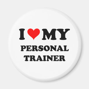 Ich Liebe mein Personal Trainer Magnet