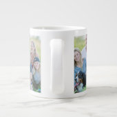 Ich Liebe mein Personalisiertes Foto Jumbo-Tasse (Rückseite)