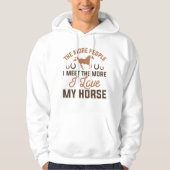 Ich Liebe mein Pferd Hoodie (Vorderseite)