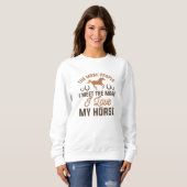 Ich Liebe mein Pferd Sweatshirt (Vorne ganz)