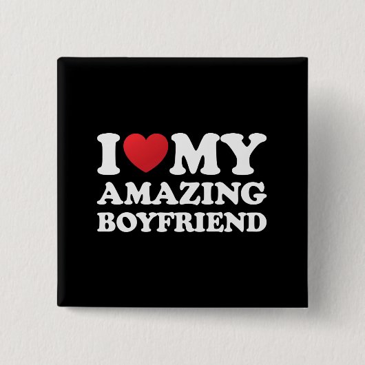 Ich Liebe mein Phantastischer Freund, ich höre mei Button (Vorderseite)