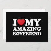 Ich Liebe mein Phantastischer Freund, ich höre mei Einladung (Vorne/Hinten)