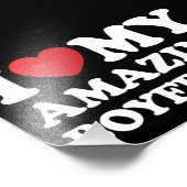 Ich Liebe mein Phantastischer Freund, ich höre mei Fotodruck (Ecke)